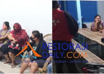 Disinyalir Menjadi Tempat Mesum, Rumah Kos-kosan Digerebek. 6 Pria dan 4 Wanita Dibawa ke Kantor Satpol PP