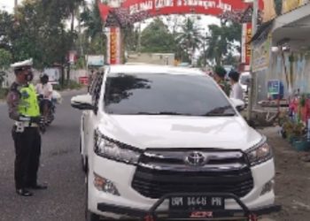Mengaku Membawa Keluarga Bupati Simalungun, Sopir Mobil Berplat BM Diizinkan Masuk Wilayah Kota Pematangsiantar