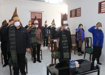 Pemkab Simalungun Ikuti Upacara Peringatan Hari Lahir Pancasila Tahun 2021 Secara Virtual