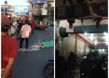 Pelaksanaan PPKM Covid 19 di Pematangsiantar. Dagangan Cilok Keliling Dirusak Satpol PP, Pengusaha Kedai Kopi Kok Tong Bebas Beroperasi Hingga Malam Hari