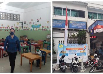 TK Sultan Agung Bebas Laksanakan PTM. Camat Siantar Barat dan Petugas Gakkum Satgas Covid 19 Tak Bertindak