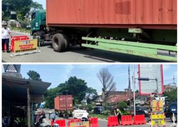 Perlakuan Istimewa, Truk PT STTC Diizinkan Terobos Jalur Penyekatan PPKM Level 4