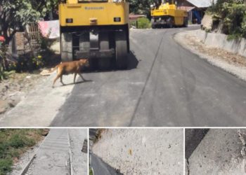 Anggaran 14,2 Miliar, Proyek Peningkatan Jalan Haranggaol Amburadul