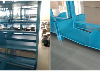 Kinerja Neslianita Sinaga Bobrok, Kualitas Rak Besi Perpustakaan Milik CV Ishana Kokka Dipertanyakan