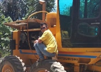 Gunakan Solar Subsidi, Proyek Peningkatan Jalan Haranggaol Dikawal Oknum Polisi