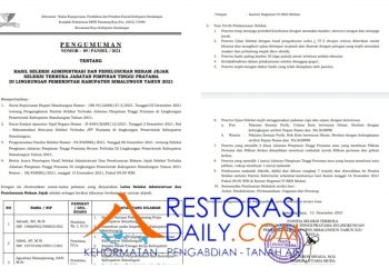 Seleksi Jabatan Tinggi Pratama Kabupaten Simalungun “Berbau” KKN. Bupati dan Wakil Bupati Diduga Berbagi Jatah Jabatan Eselon II
