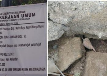 Diduga Dikerjakan Asal Jadi, Ini Proyek Aspirasi Anggota DPRD Simalungun Jaminta Purba