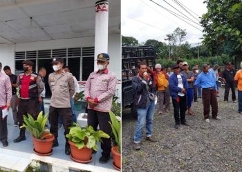 Minta Tanaman Sawit Kebun Bah Butong Dicabut, Puluhan Masyarakat Sidamanik Berunjukrasa di Kantor Camat