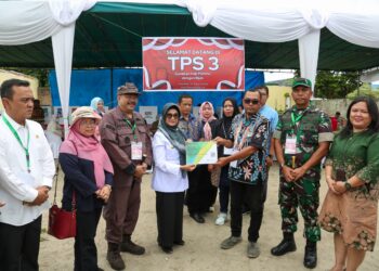 Wali Kota bersama Unsur Forkopimda Memonitoring Pelaksanaan Pemungutan Suara di Sejumlah TPS