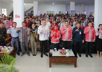 dr Susanti Dewayani SpA Membuka Arpus Challenge di Kantor Dinas Arsip dan Perpustakaan Kota Pematangsiantar